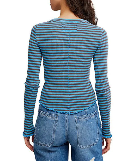 Easy Does It Striped Tee