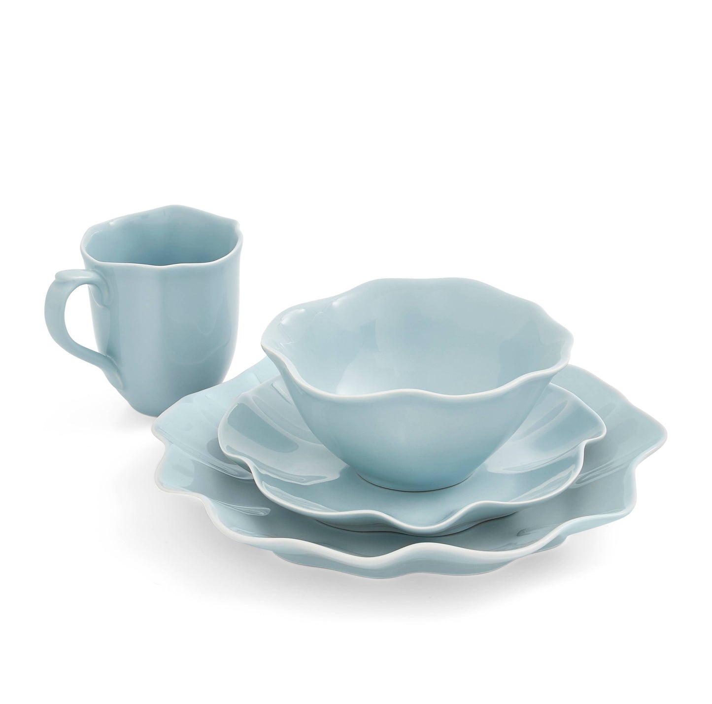 Sophie Conran Floret 4 Piece Place Setting- Robin's Egg
