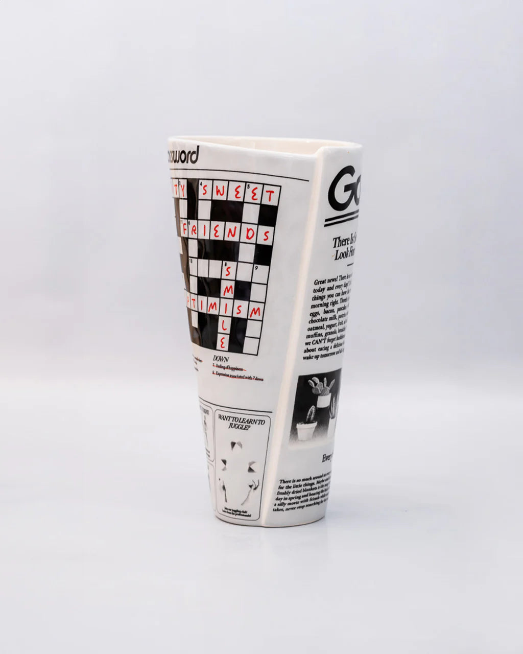 Newspaper Vase