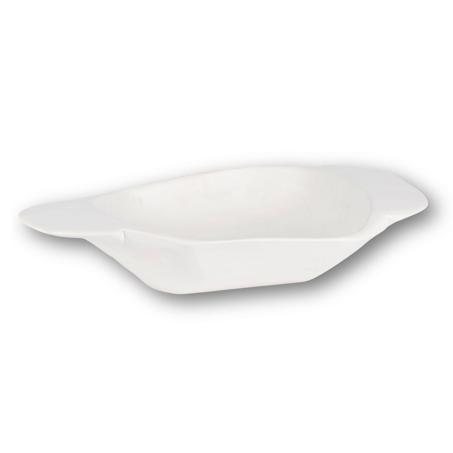 Hand-Carved White Pine Wood Serving Dough Bowl