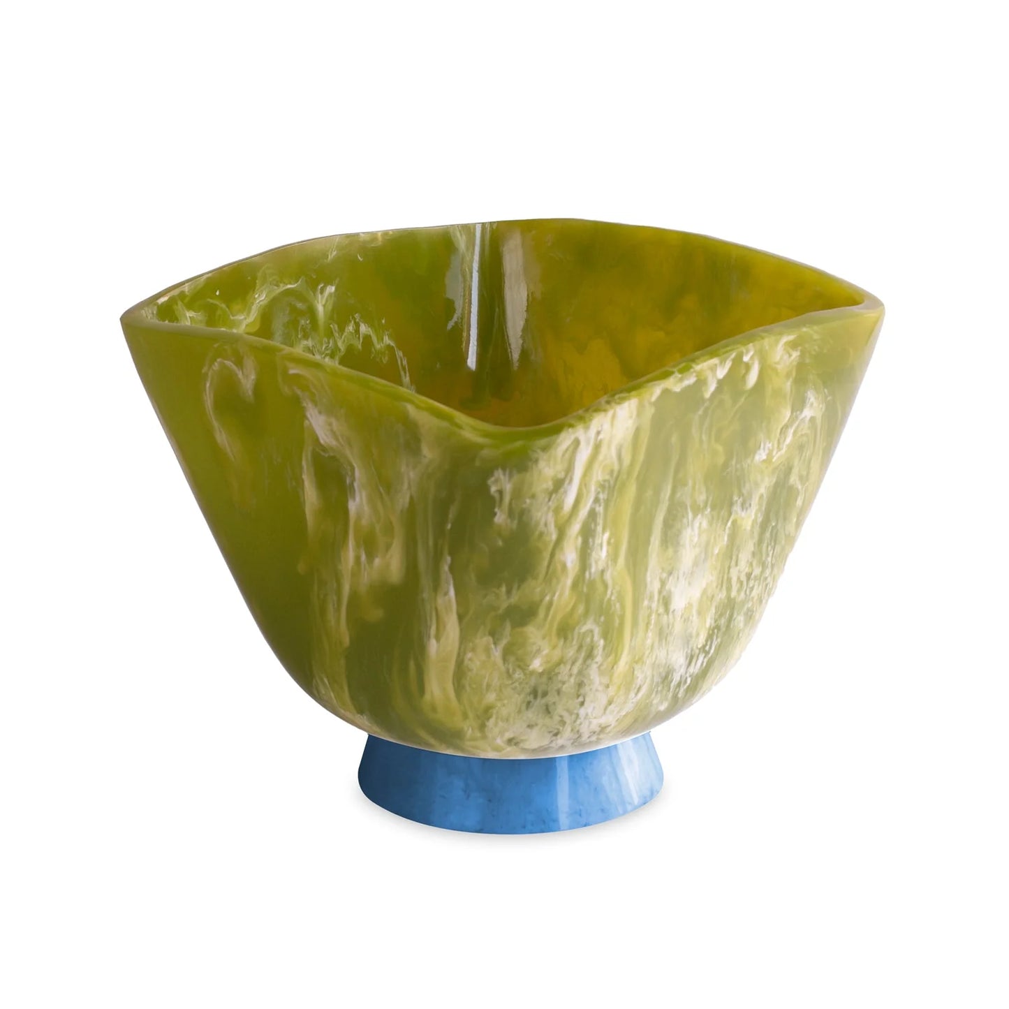 Resin Rio Large Wine Bucket with Base (Green and Blue)