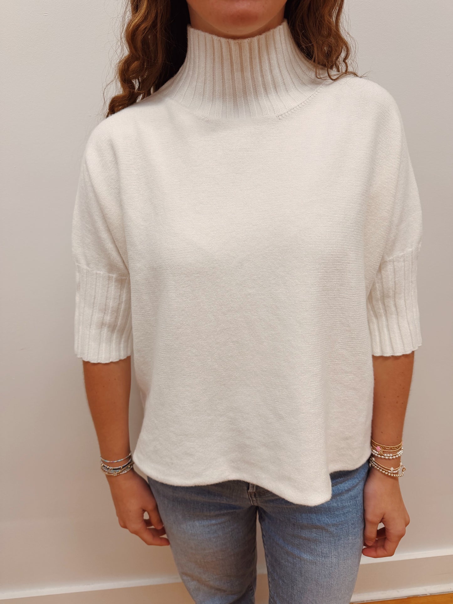 The Maple Turtleneck Sweater Ivory