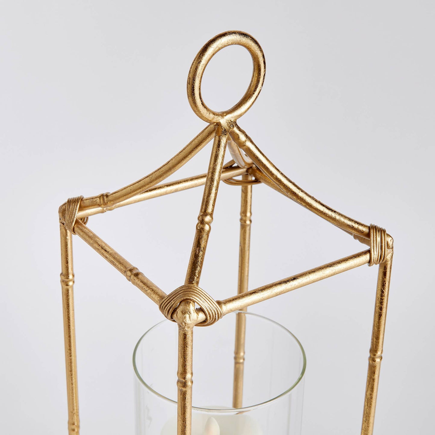 Daphne Lantern Large, Antique Gold