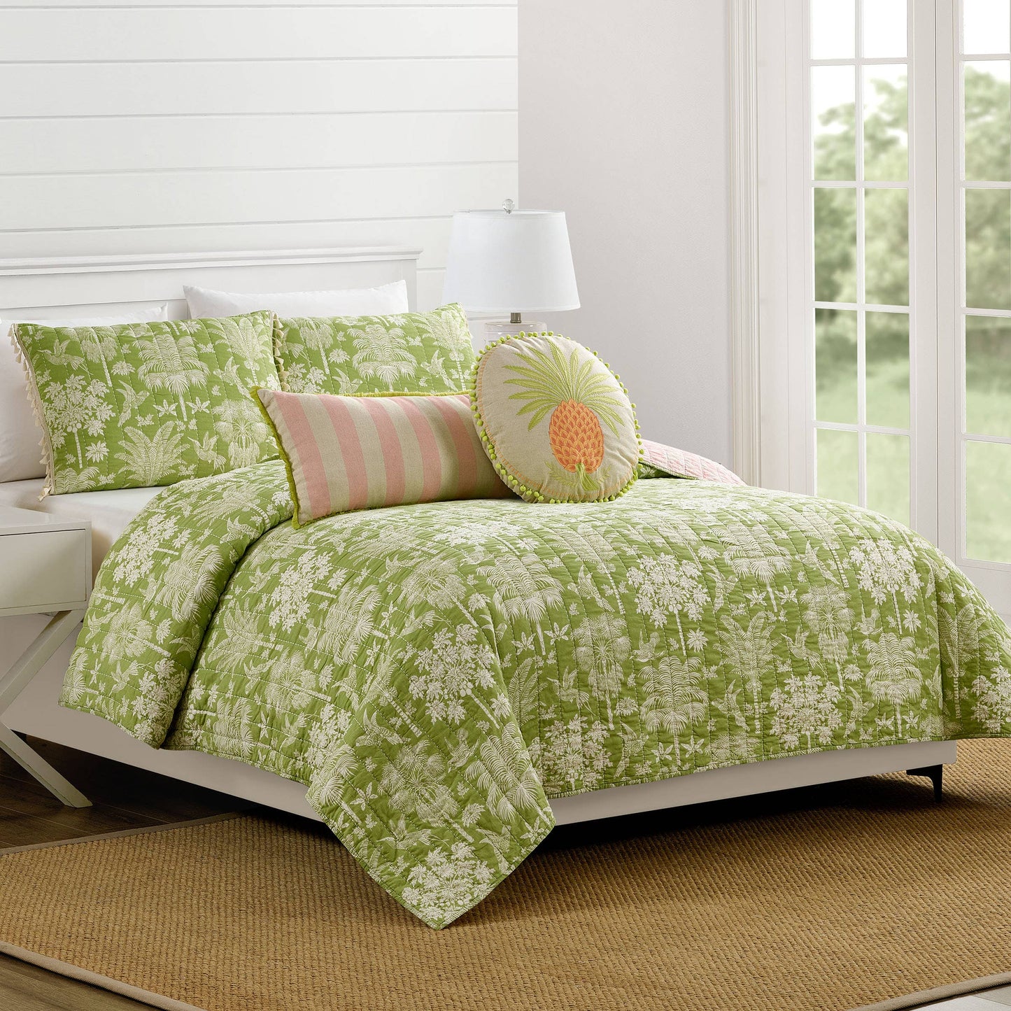 QUEENIE CABANA STRIPE FRINGE DECORATIVE - Spartina
