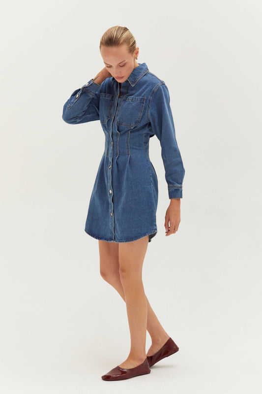 Zae Denim Mini Dress