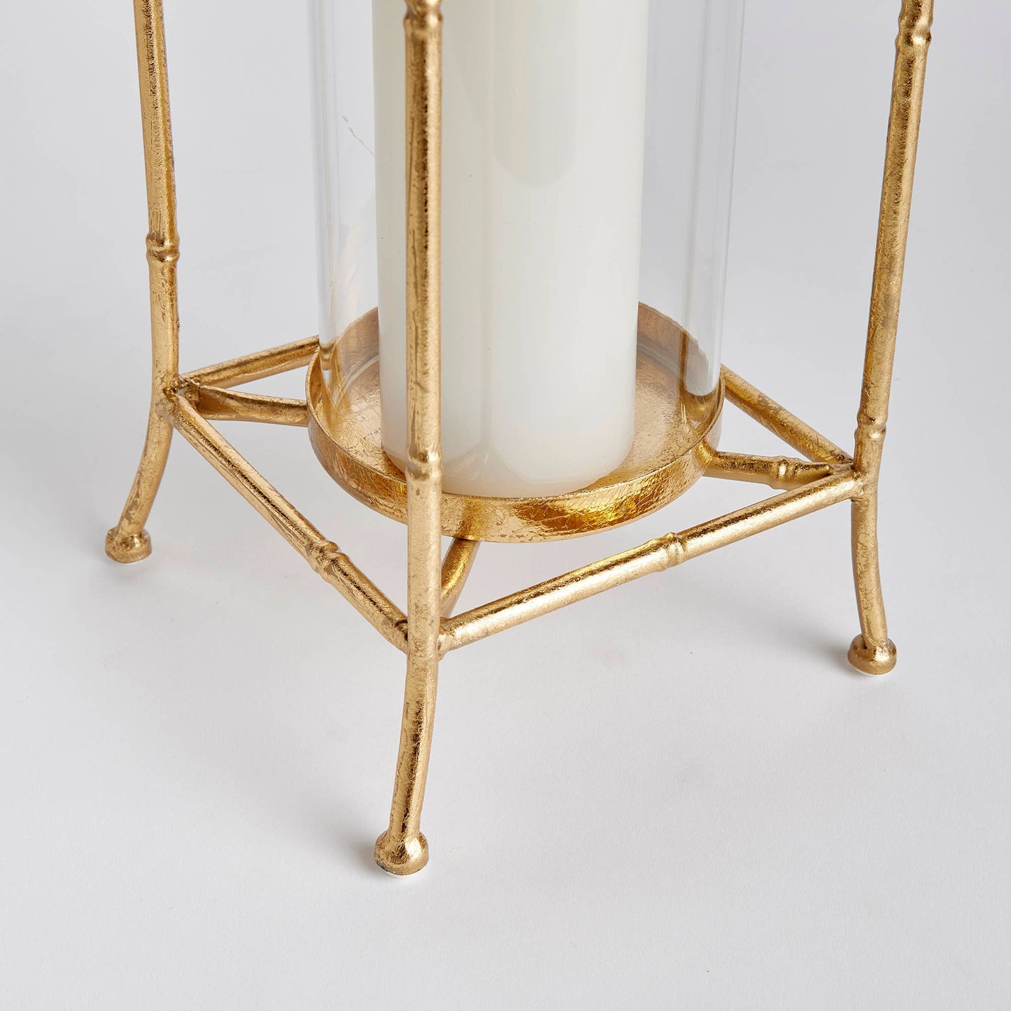 Daphne Lantern Large, Antique Gold