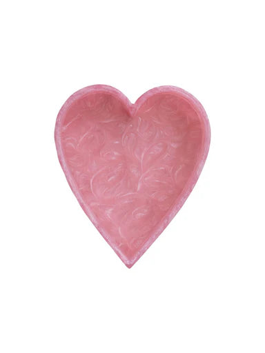 Handmade Marbled Resin Heart Shaped