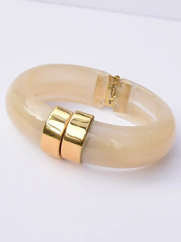 Mood Catcher Cuff Bracelet White