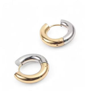 Mixed Up Hoop Earrings