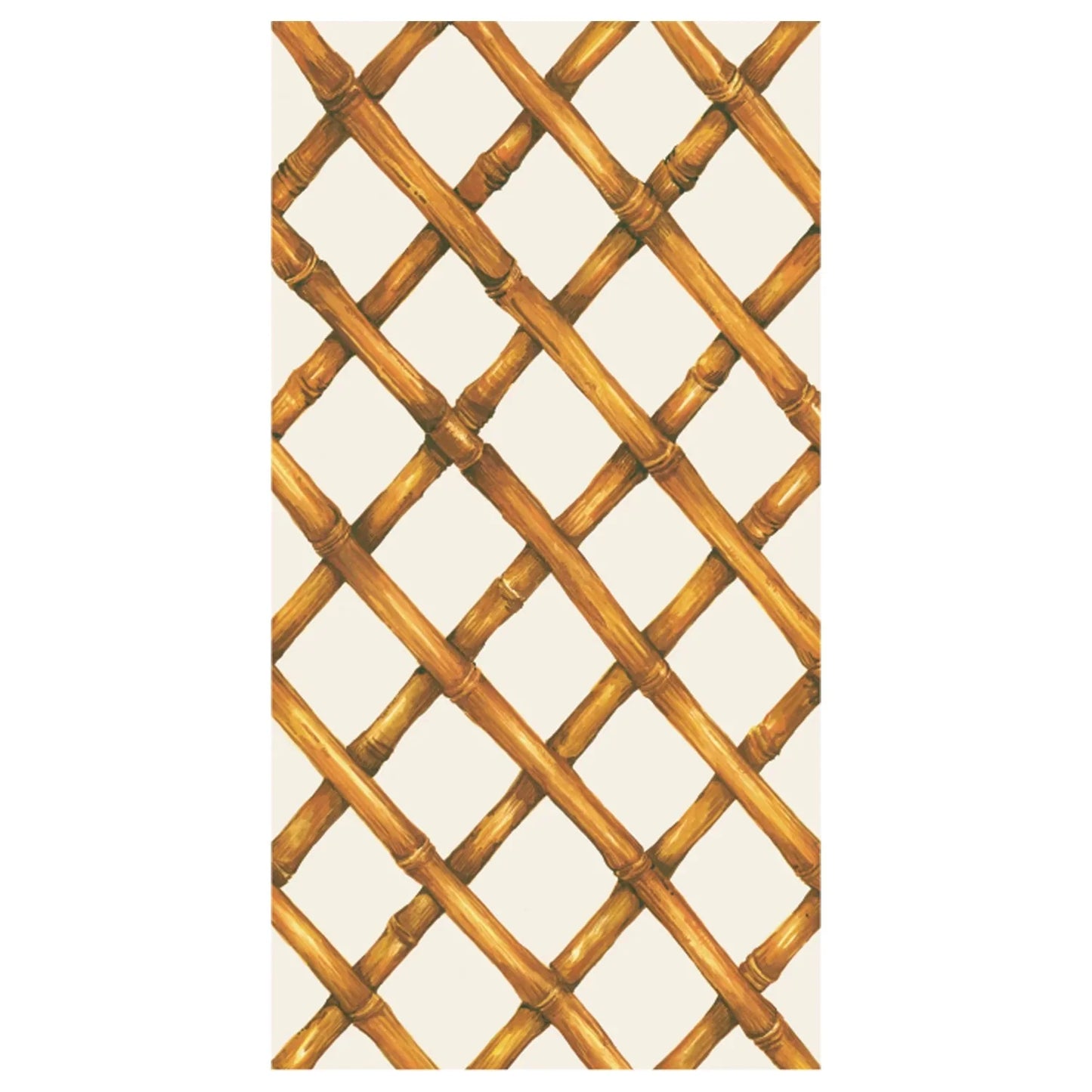 Brown Lattice Guest Napkins
