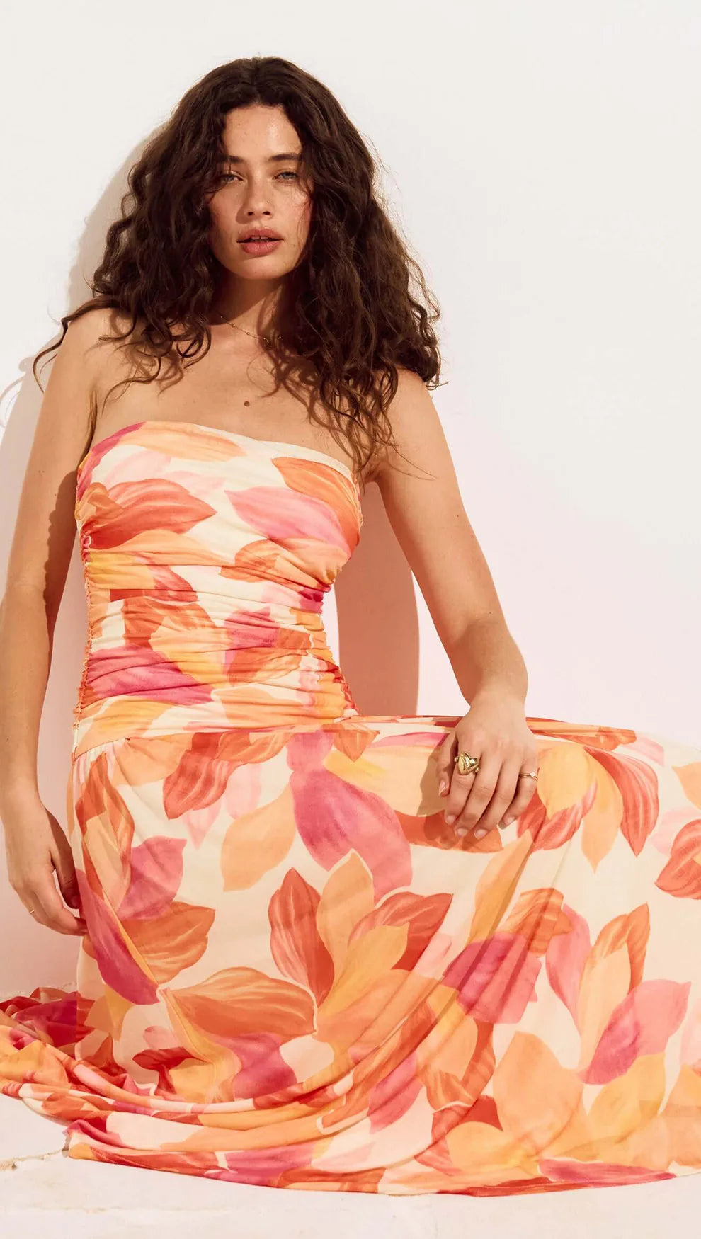 Solana Mesh Midi Dress