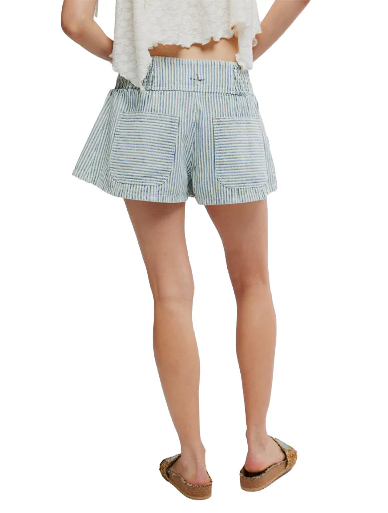 We The Free Luna Pull-On Shorts in Horizon Stripe