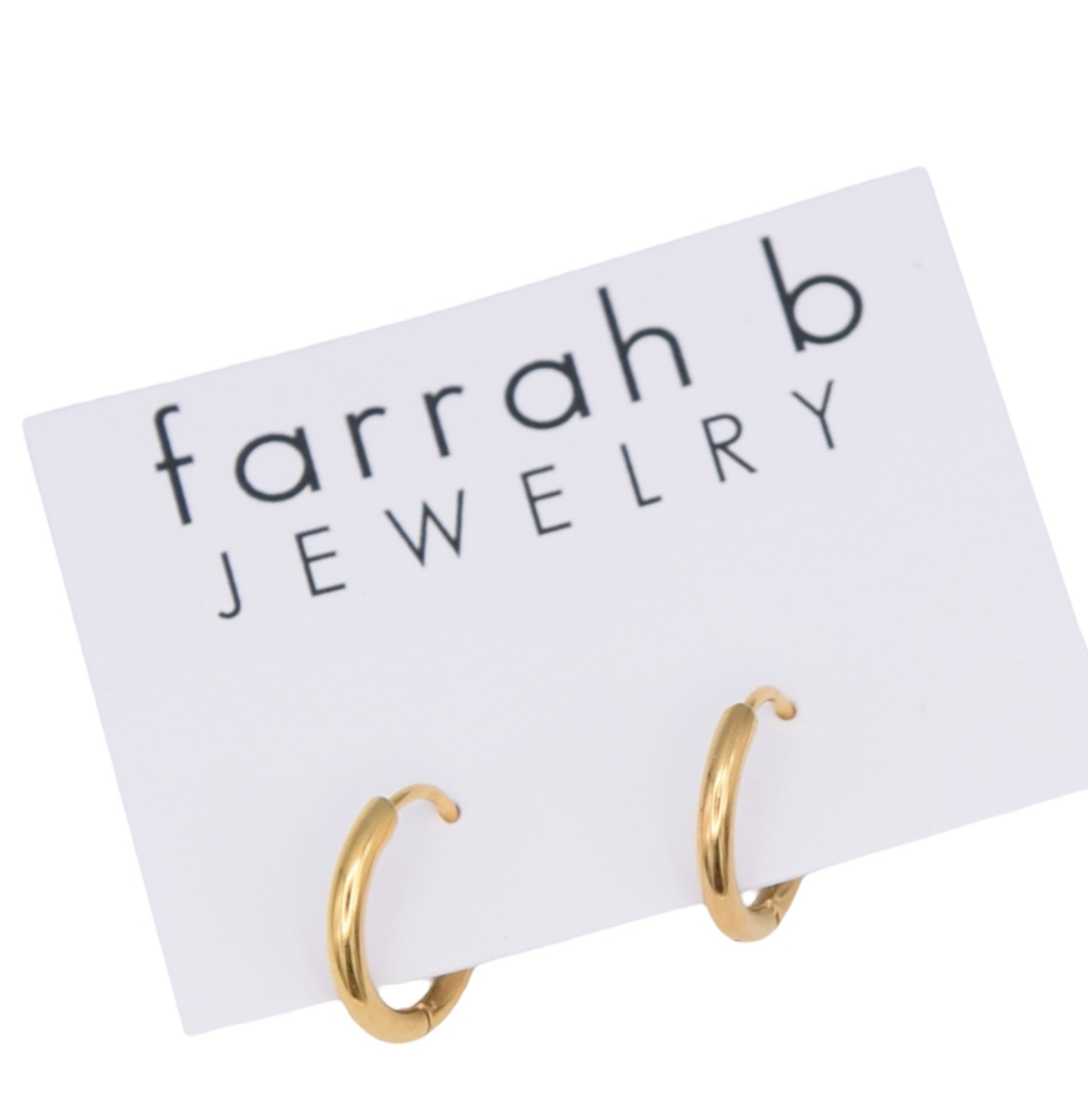 Hoop Huggie Earrings