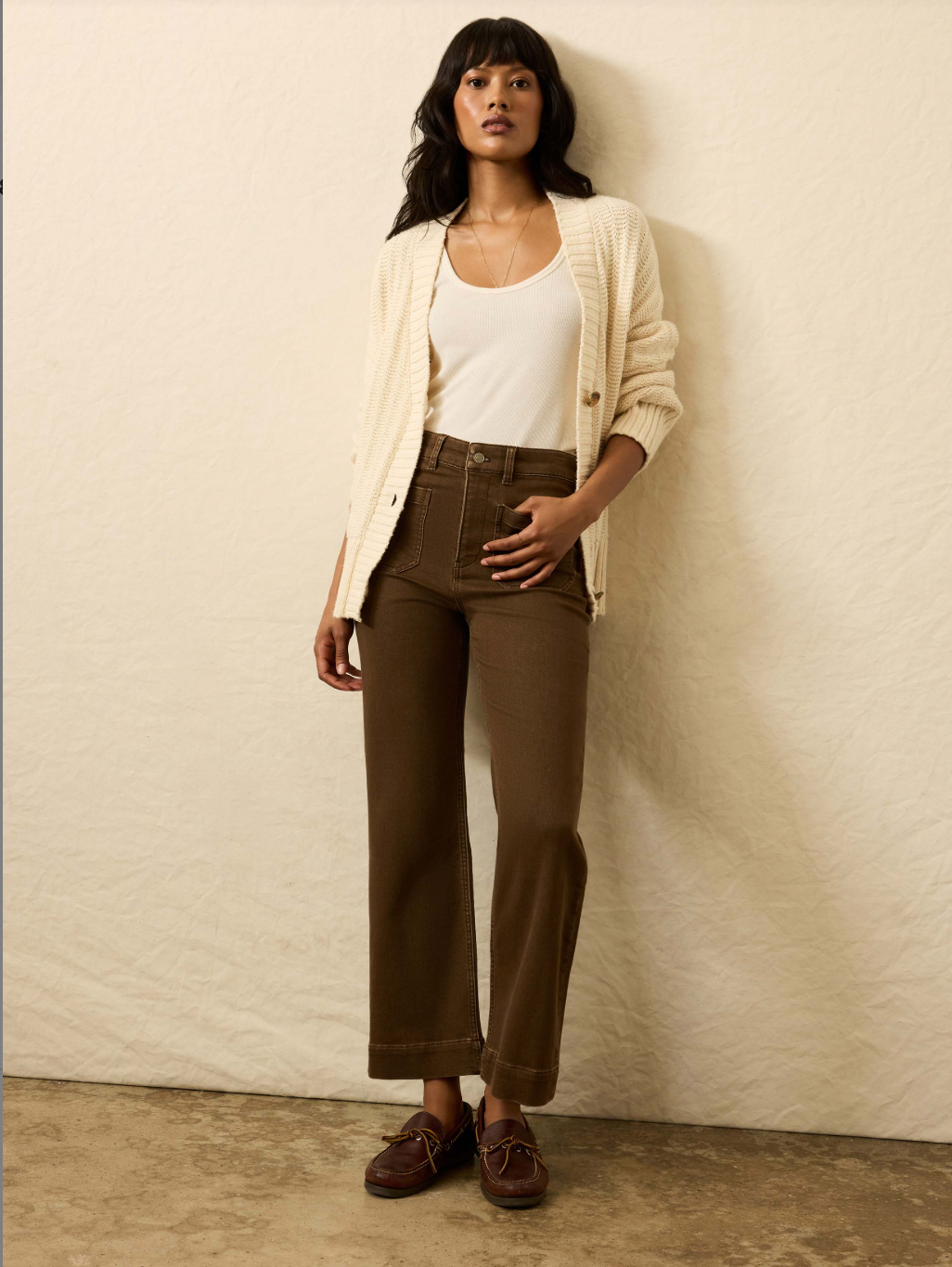 Stretch Terry Patch Pocket Ankle Pant
