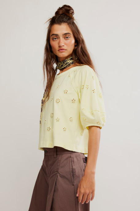Jessie Eyelet Tee