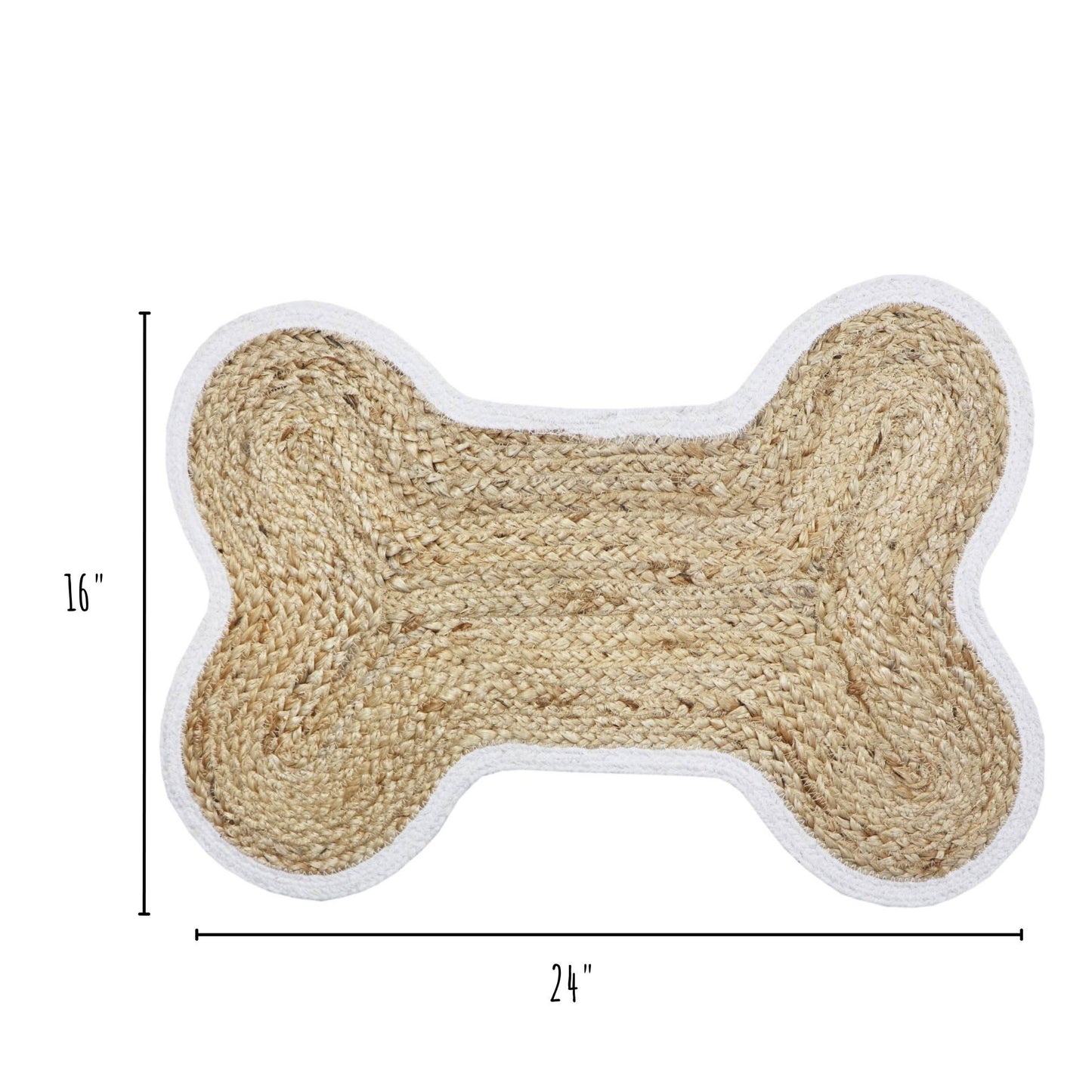 Loxley Pet Placemat - Stylish and Functional - White Edge