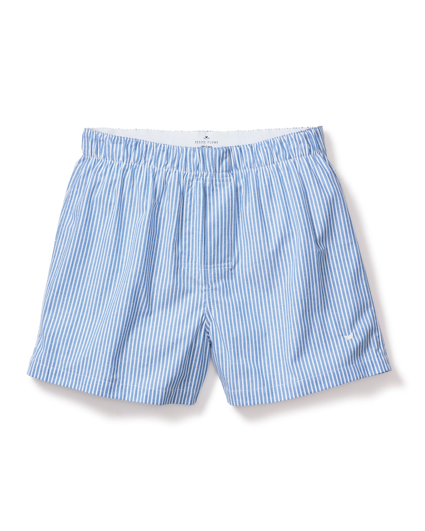 Men's Twill 3 Pack Boxers in Royal Blue Gingham