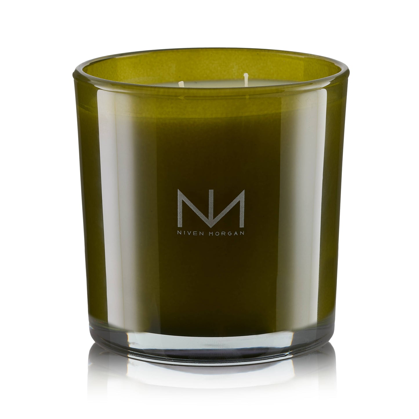 White Flower, Smoke & Pine: Double-Wick Candle