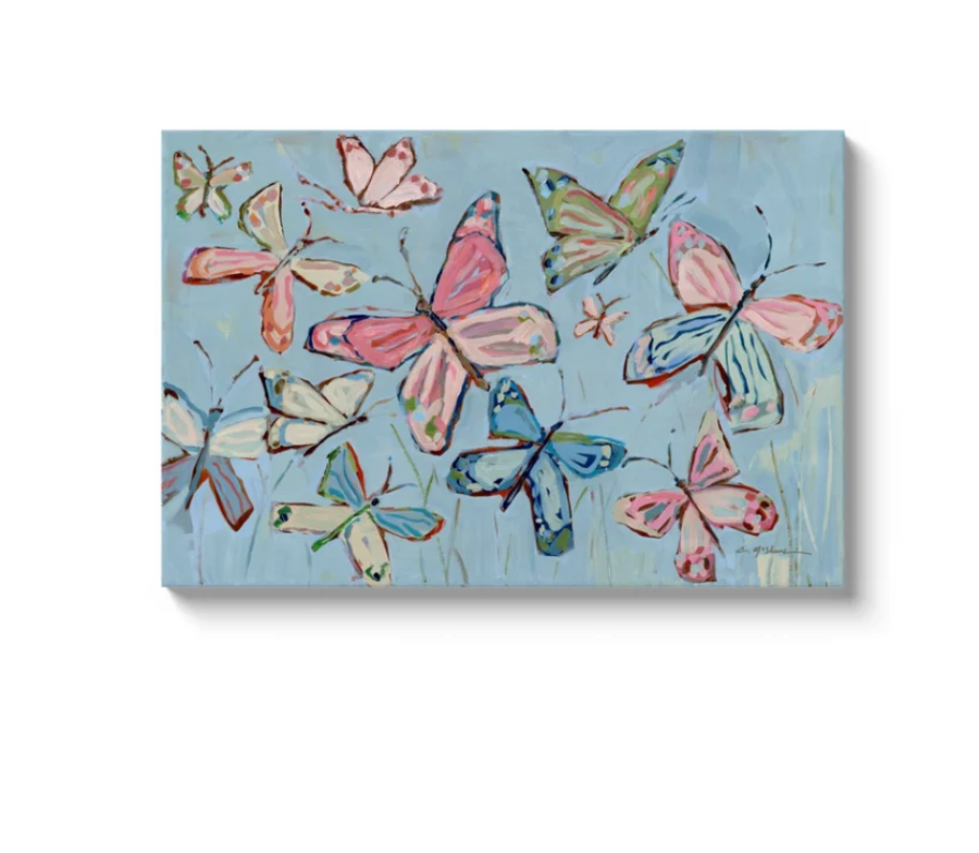 "Bloom & Flutter" Butterfly Canvas WHOLESALE