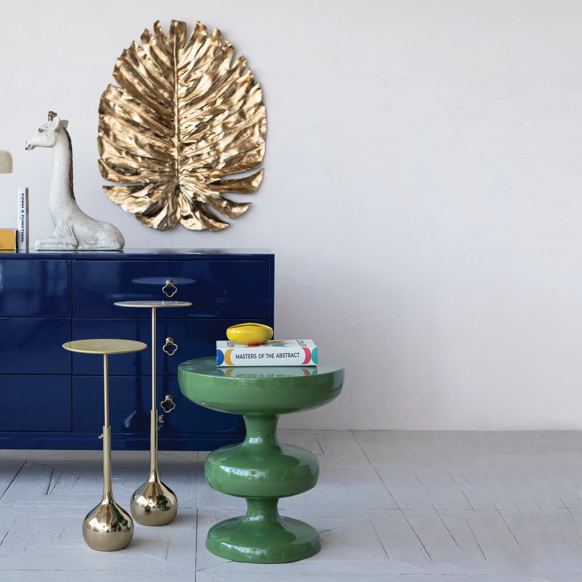 Enameled Metal Table