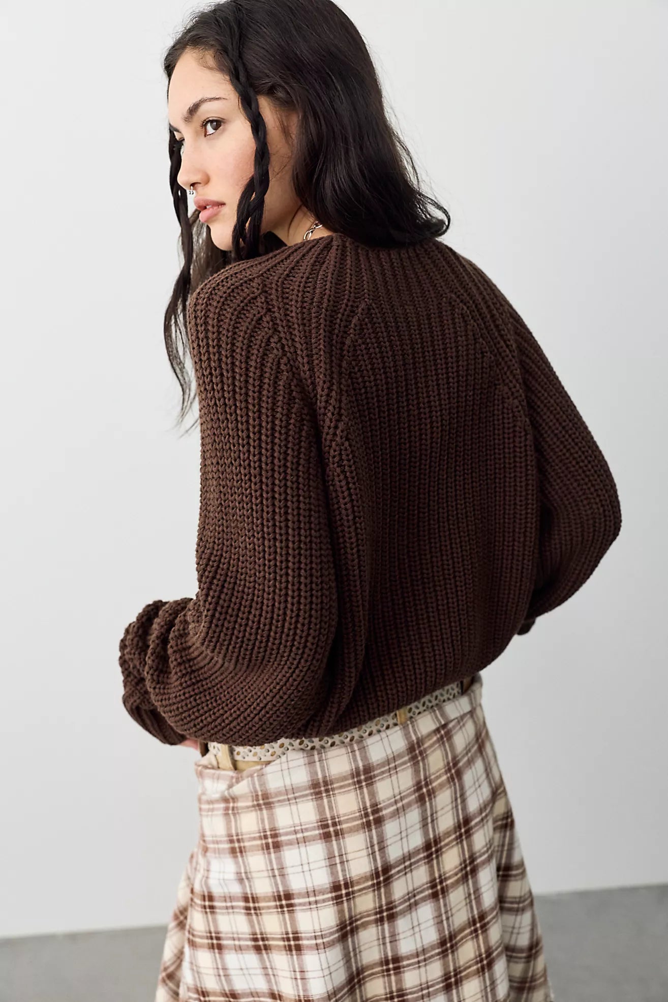 Low Tide Knit Pullover Chocolate