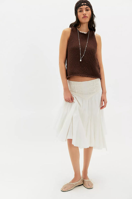 Opal Knit Tank Coffee