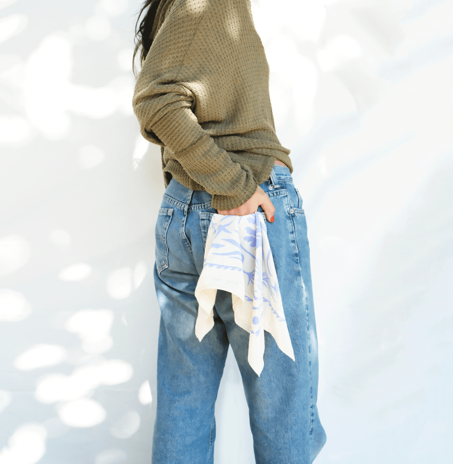 Tides Bandana - Coastal Textile, Nature-Inspired Gift