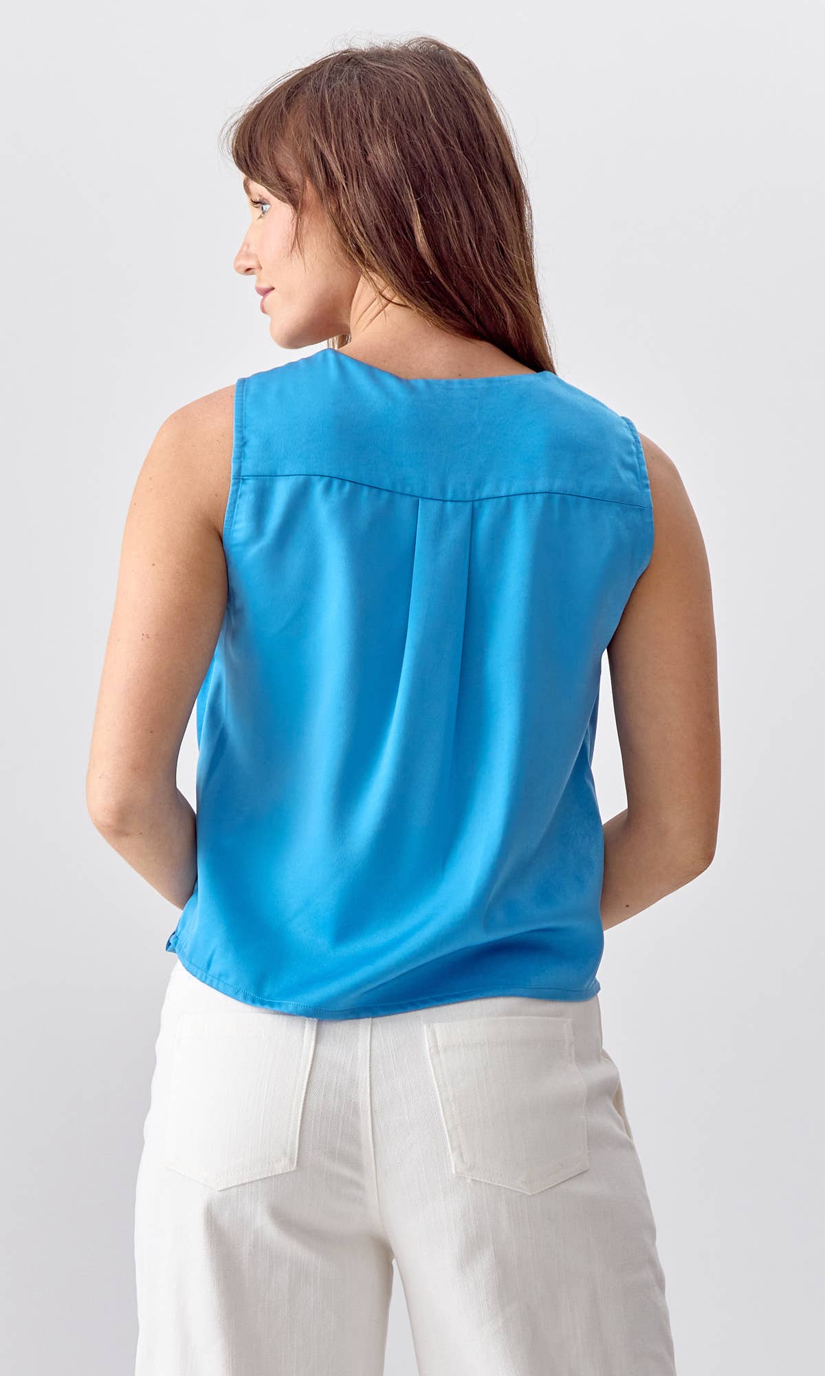 Melina Surplice Satin Top