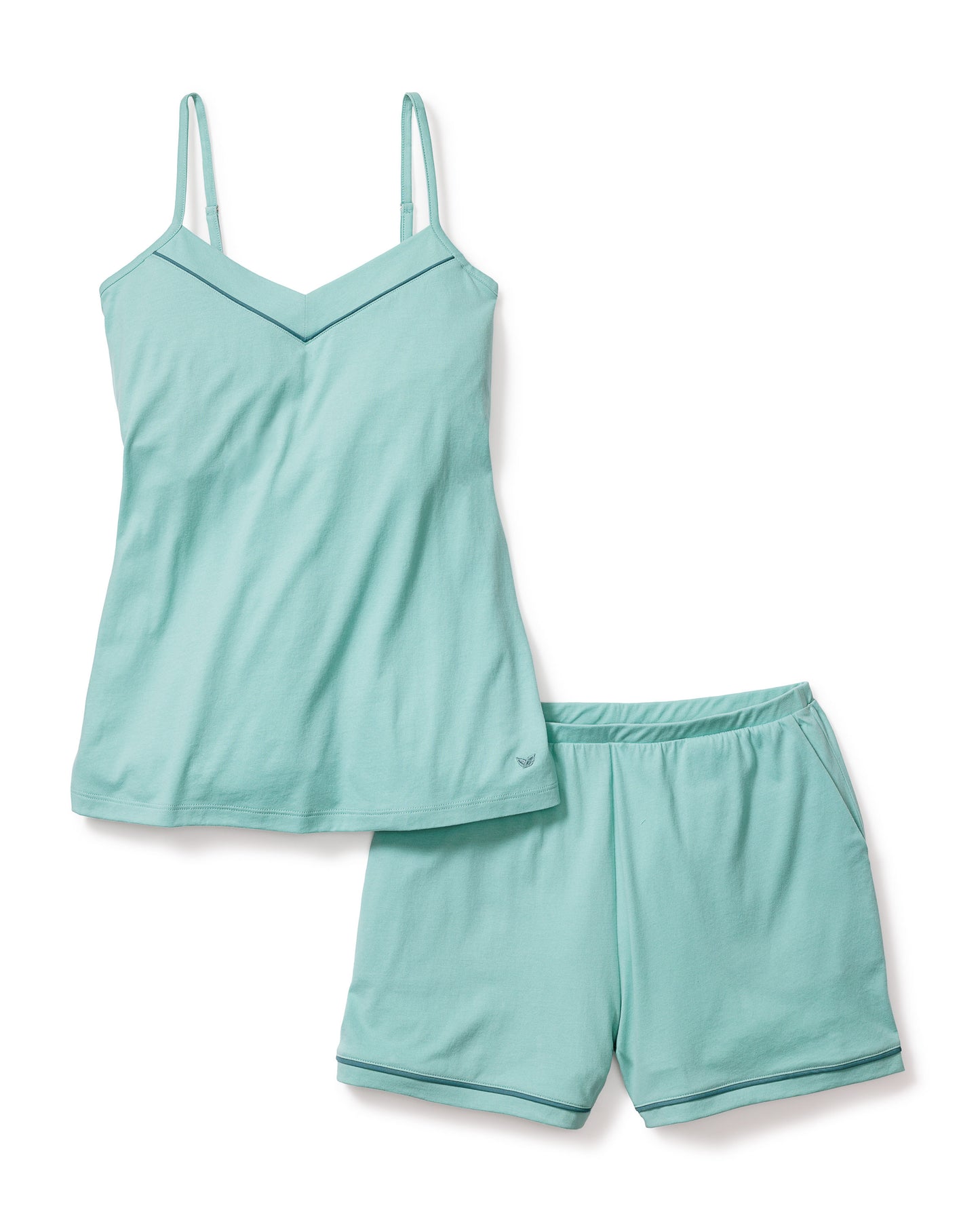 Women's Pima Sylvie Cami Short Set in Seaglass