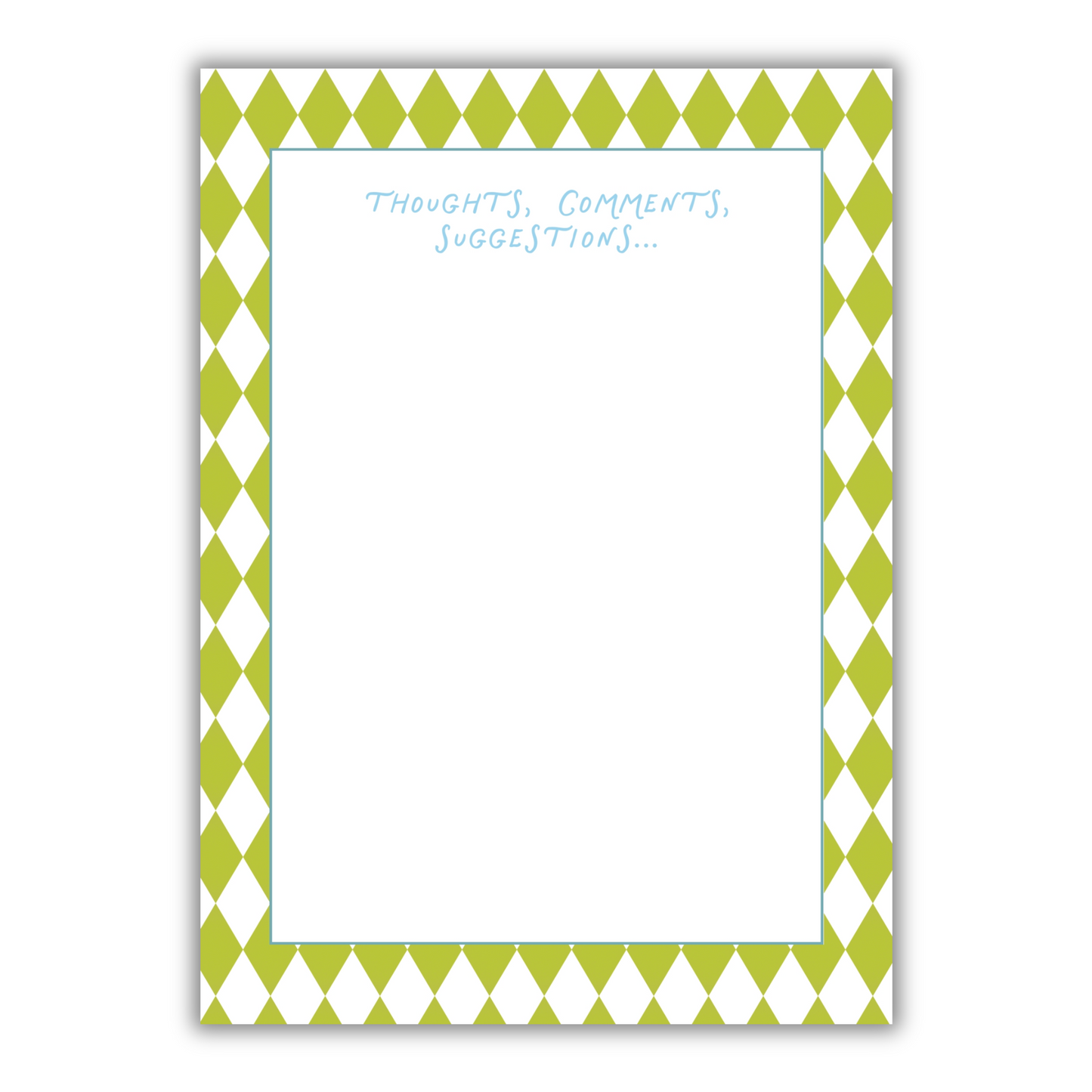 Thoughts, Comments, Suggestions... Notepad