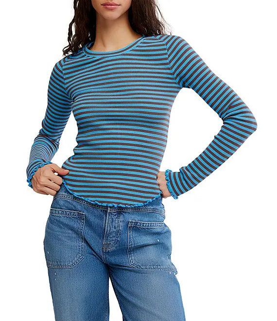 Easy Does It Striped Tee