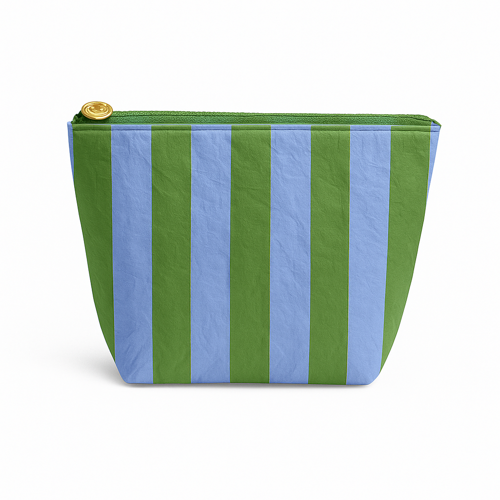 Green + Blue Cosmetic Pouch