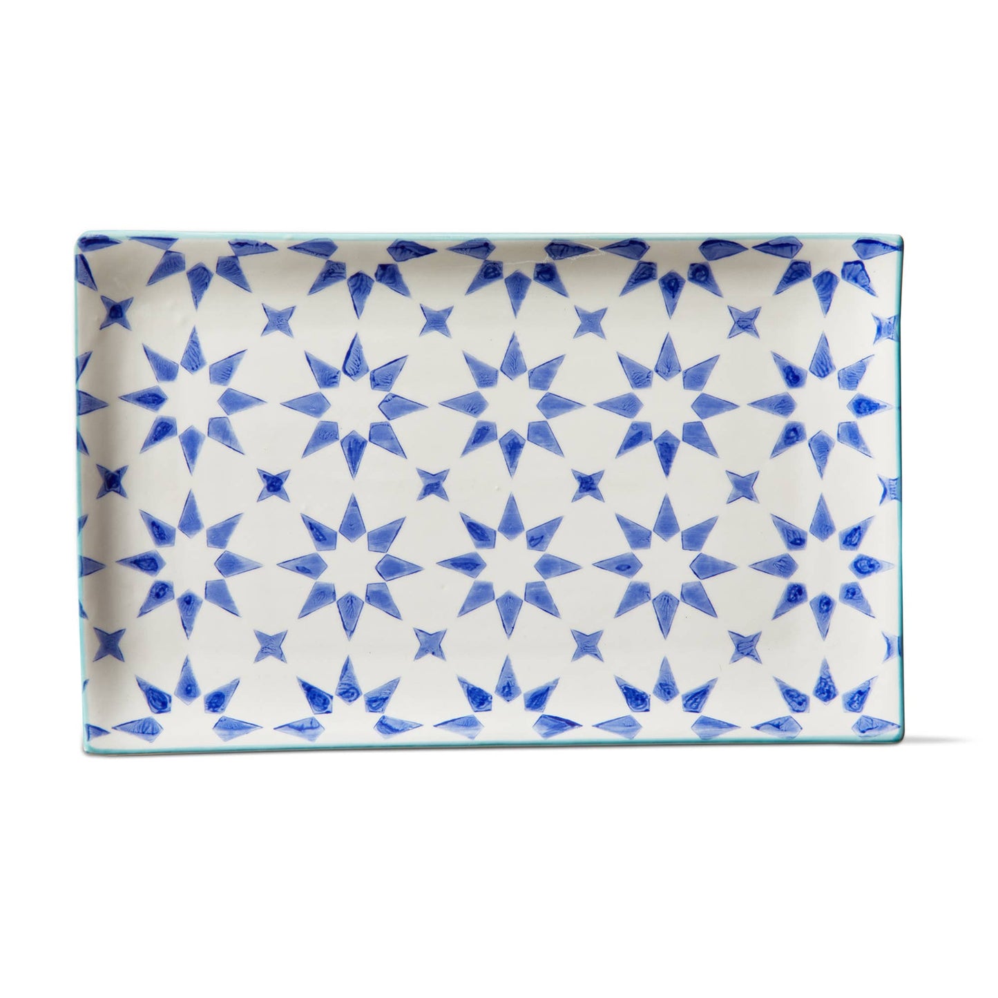 Blue Star Platter Stoneware Serveware