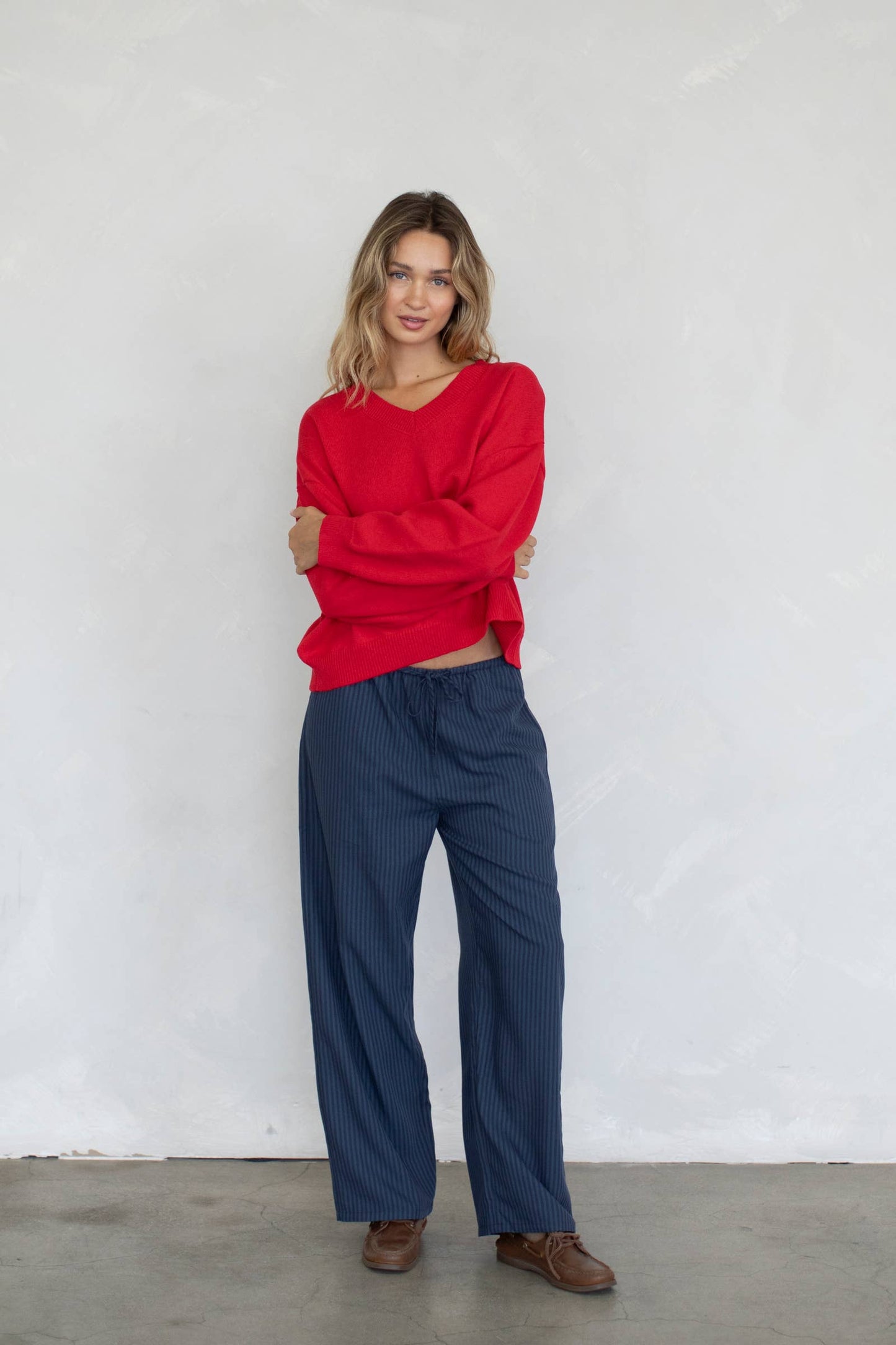 Chloe Sweater in Red