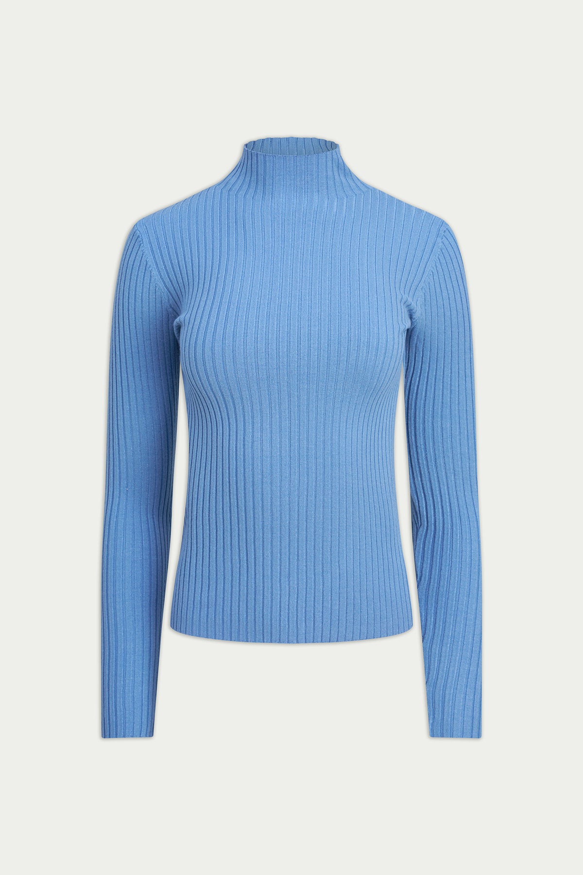 Women's Blue Knit Top