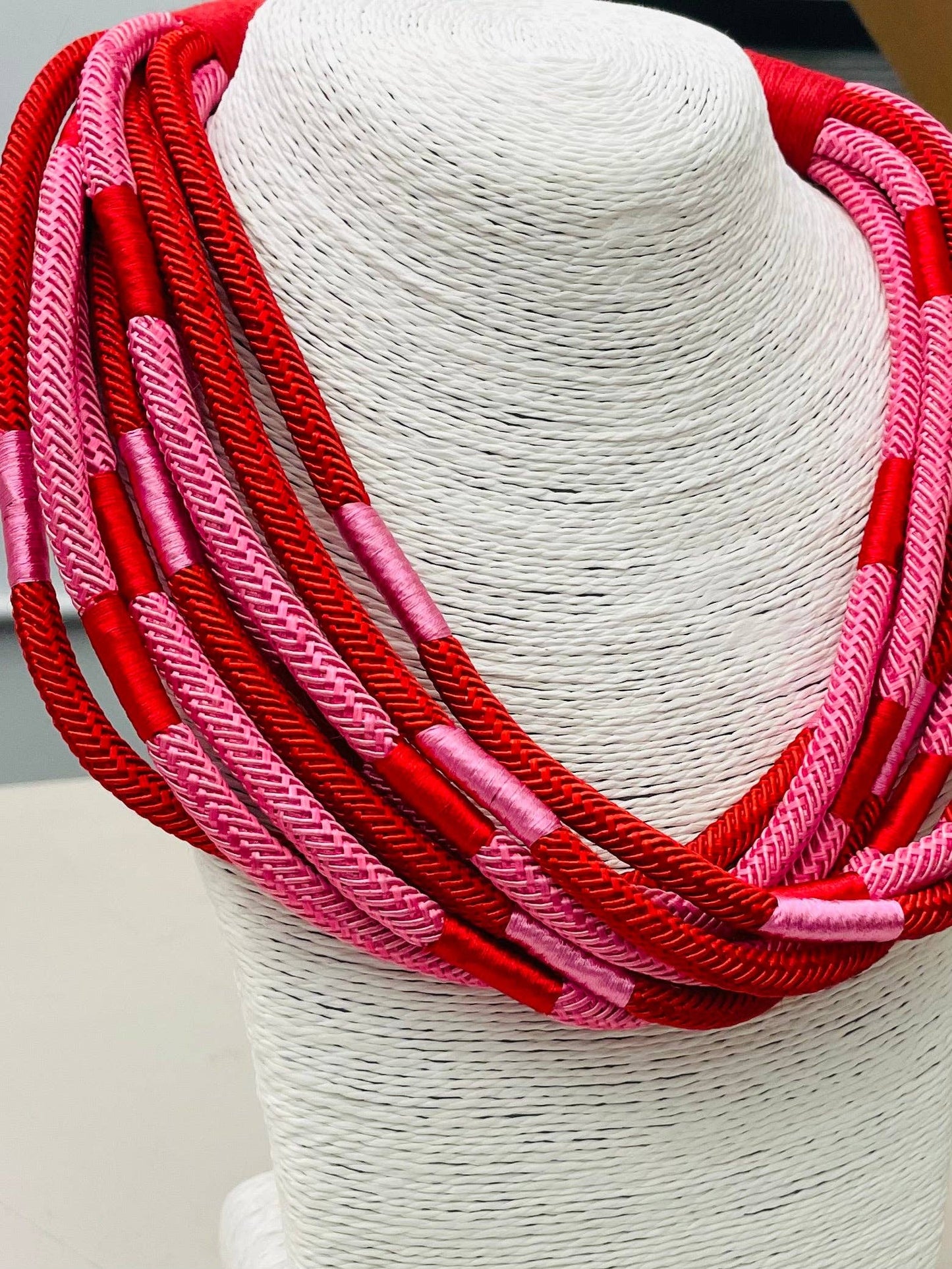 "Original" Slub 8-strand (red/pink multi) NK850