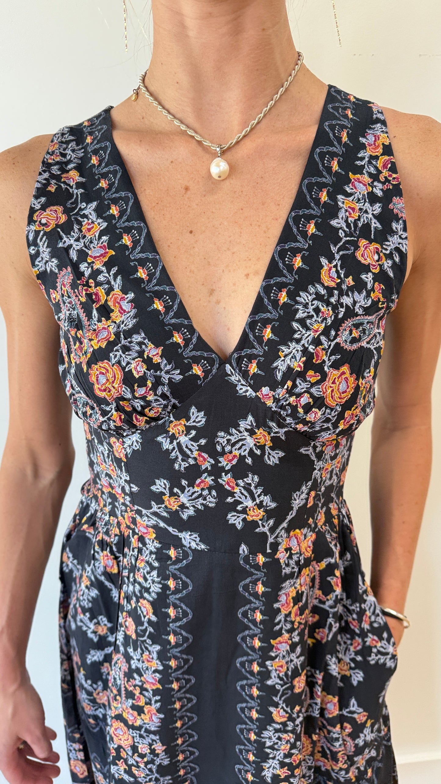 Constance Ankle Dress | Dark La Ramos