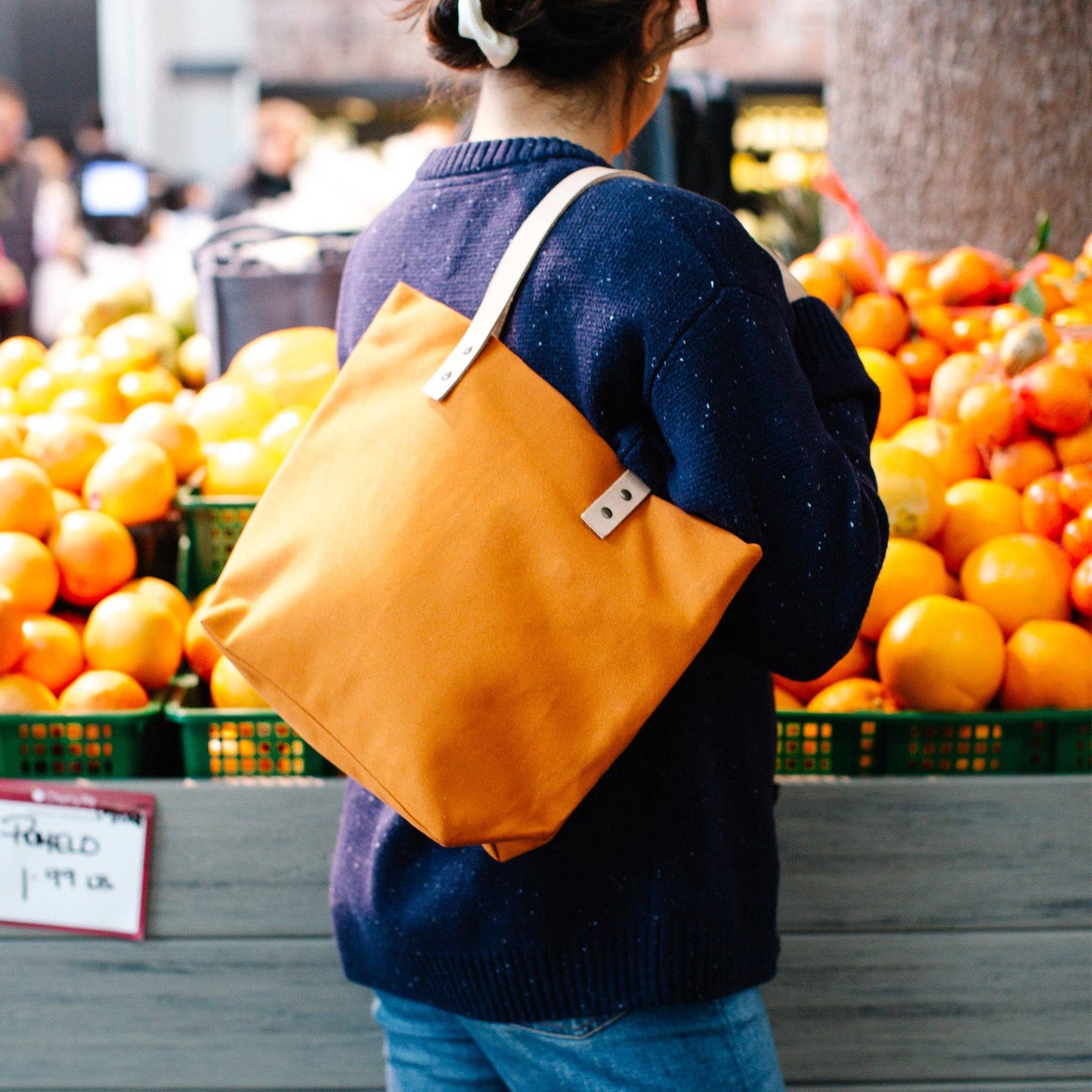 Cape Canvas and Leather Lines Handbag