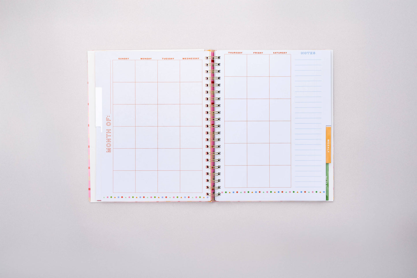 Weekly Undated Planner (Semi-Concealed), Ready for Anything