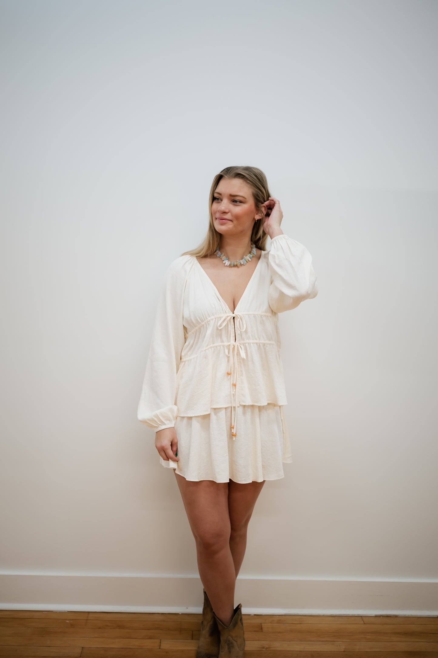 Estelle Tie Front Blouse