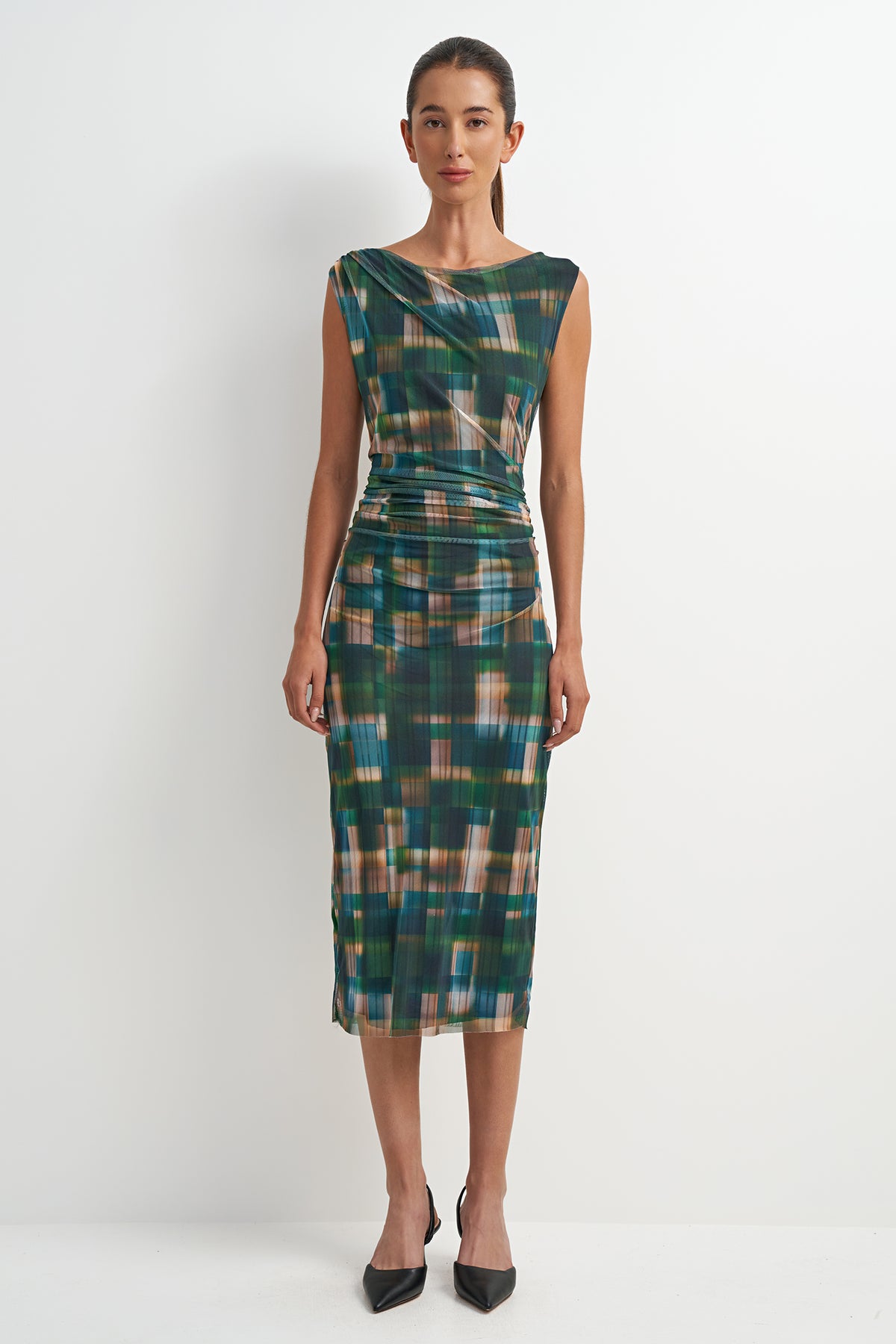 Green Geo Dress