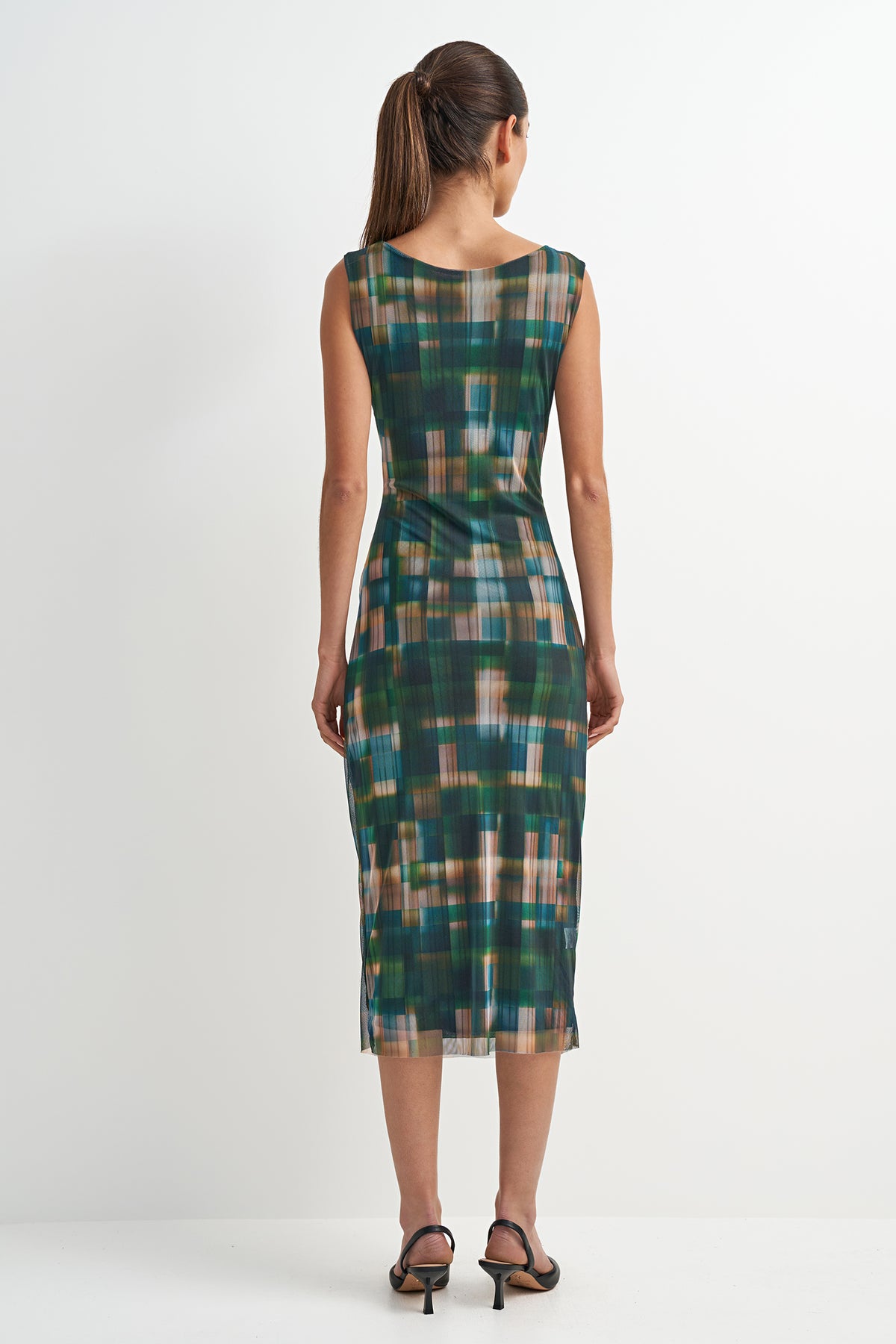 Green Geo Dress