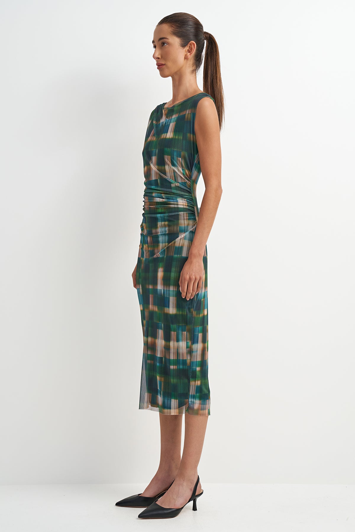 Green Geo Dress