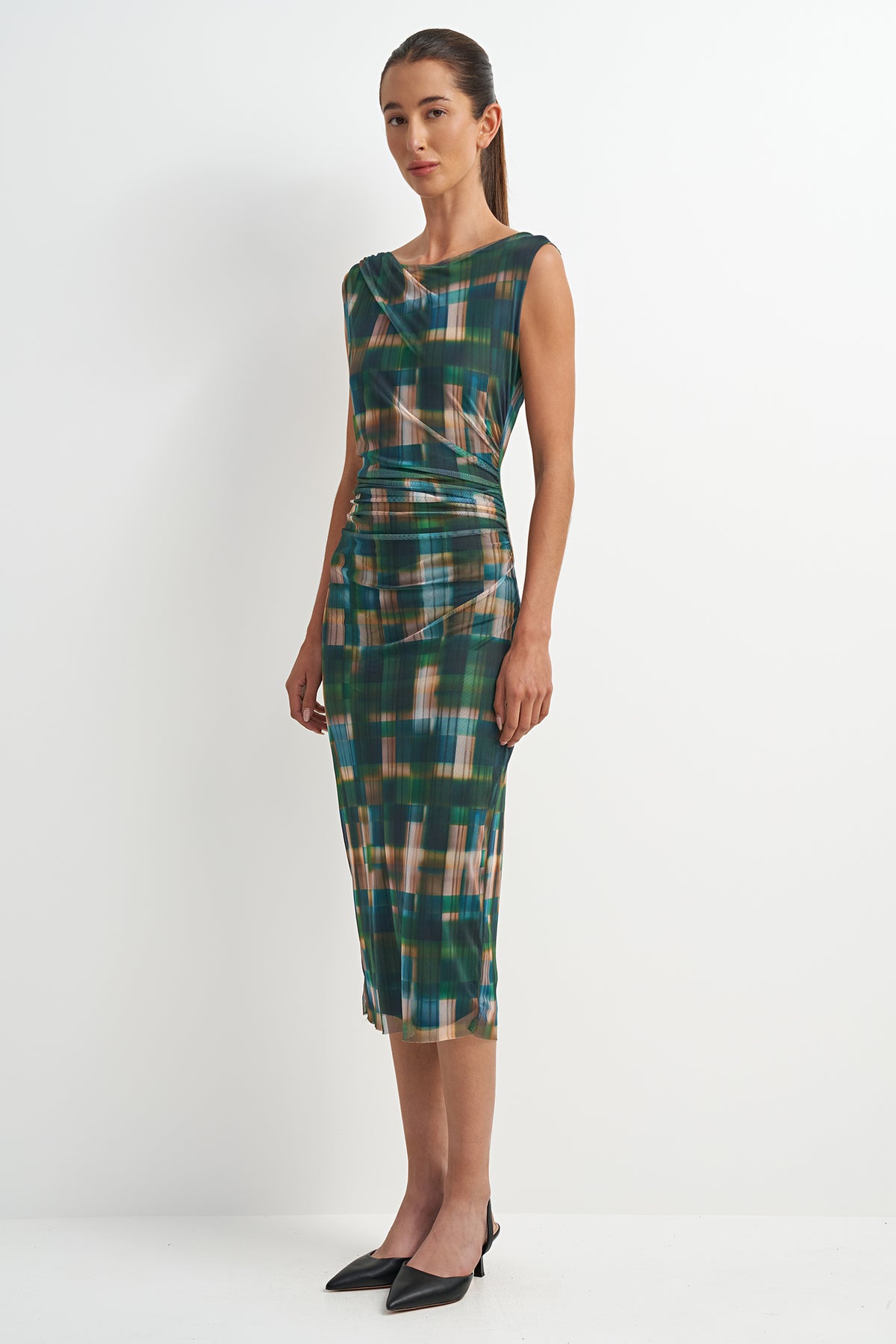 Green Geo Dress