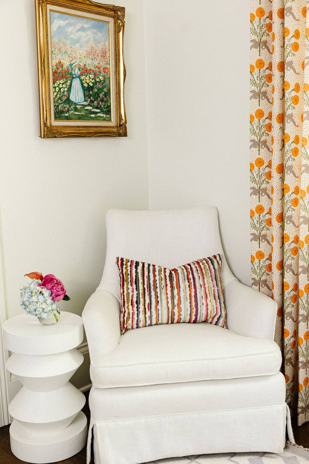 Millie Confetti - Multi-Colored Cut Velvet Throw Pillow