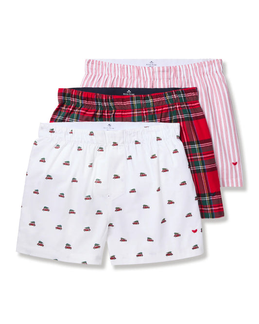 Red Holiday Boxer Set - 3 Pack Boxers