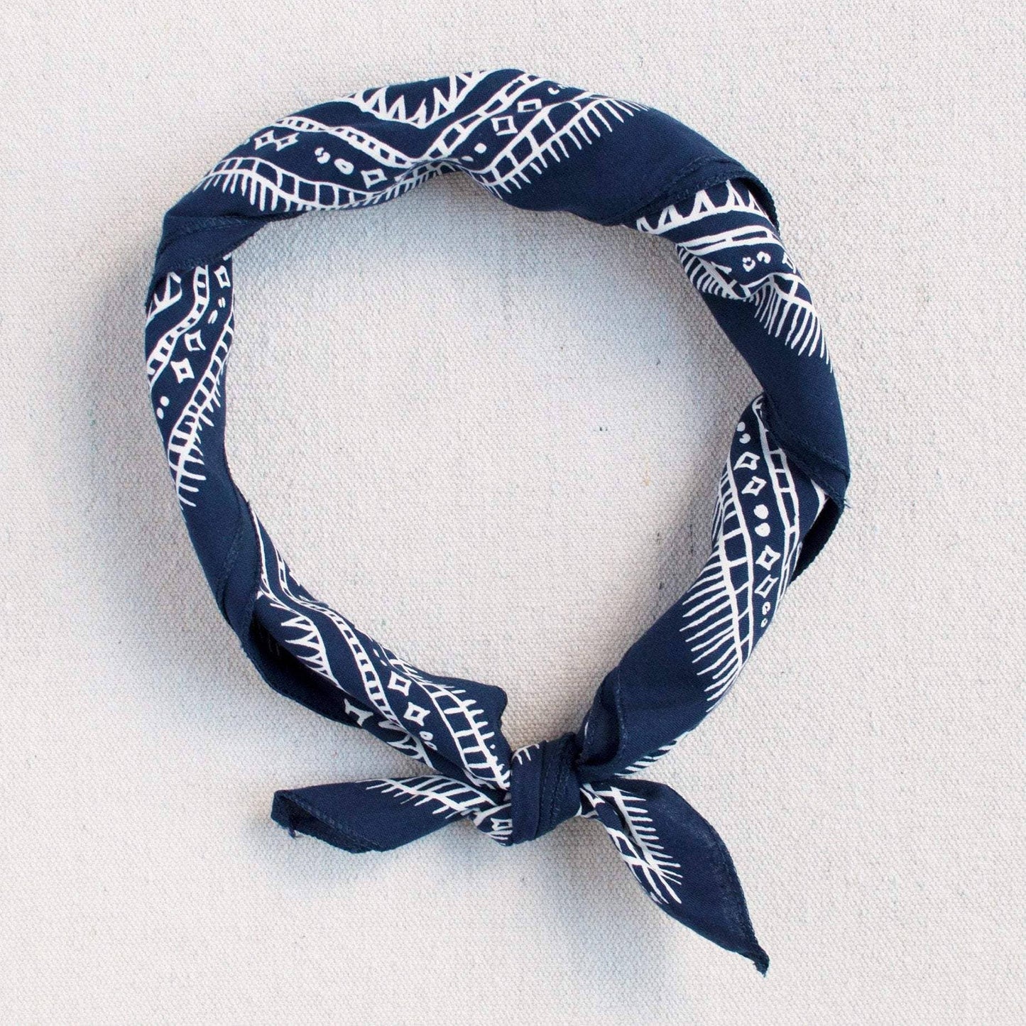 Navy Diamond Bandana