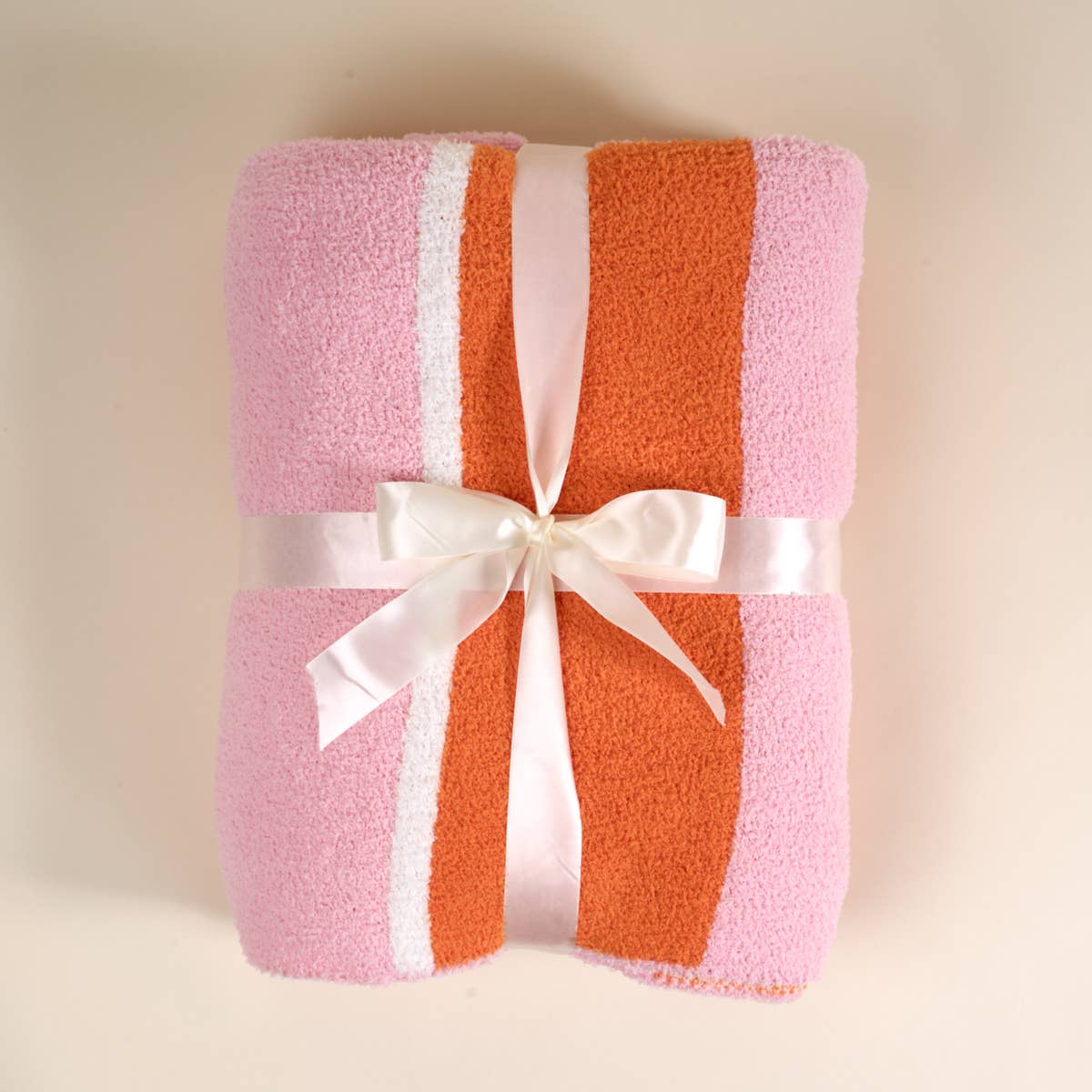 Cozy Dreams Luxe Blanket–Sicily Stripes Pink