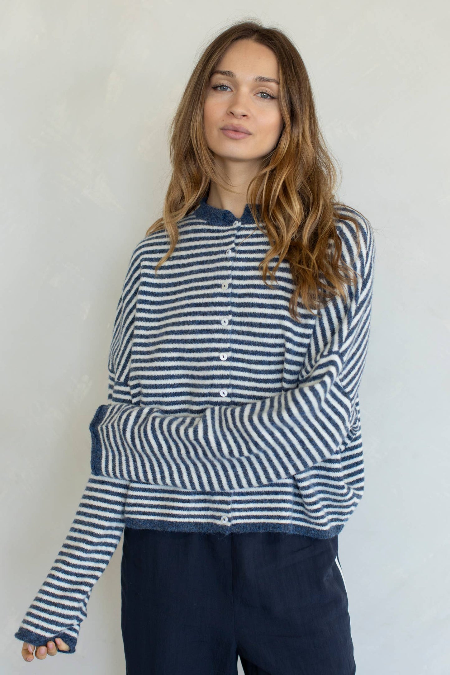 Piper Cardigan - Mini Striped