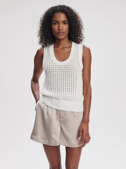Fern Open Knit Tank